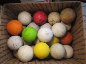 Lot of (24) Used Lacrosse Balls With Defects (#3)