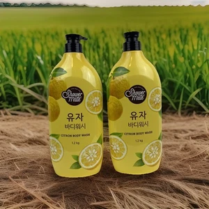 Menge 2x Neu Korean Shower Mate Zitrone Duschgel K-Beauty Zitrone 42oz - Bild 1 von 3