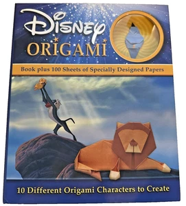 VG+ Disney Origami Kit 100 Sheets of Specialty 10 Different Character Papers - Picture 1 of 6