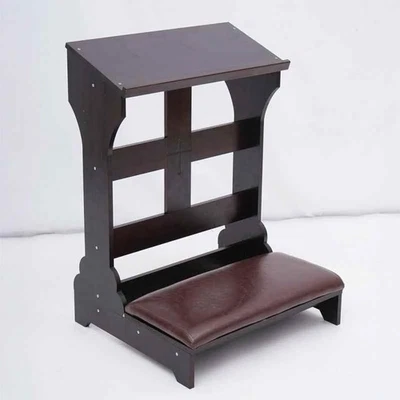 Gebetsbank Kniebank mit kissen Beichtstuhl Kniebank Kirchenbank für Bibellesen - Bild 1 von 4