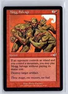 (2x) MOGG SALVAGE – MTG Magic the Gathering Card – Nemesis – Uncommon - Picture 1 of 6