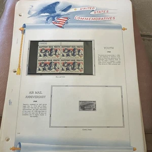 USA Gedenkmarken 1968 Jugend - Jungen und Mädchen GUC - Bild 1 von 5