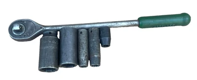 Greenlee Ratchet Socket Wrench / with Five Sockets - Image 1 of 4