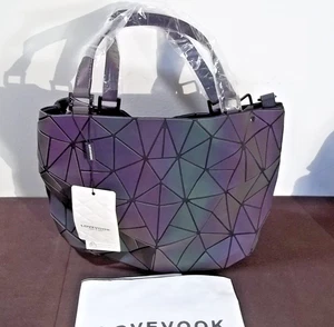 Lovevook Handtasche geometrisch leuchtend neu mit Etikett 14,5 x 10 x 5 - Bild 1 von 4