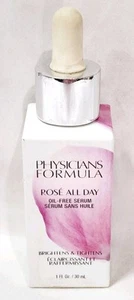Physicians Formula ROSE ALL DAY Oil-Free Serum Brightens Tightens 1 oz/30mL New - Picture 1 of 15