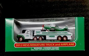 2012 Hess Mini Truck & Flugzeug - NEU * (nie geöffnet) (12) kostenloser kombinierter Versand - Bild 1 von 1