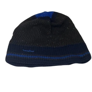 Timberland BEANIE hat Style: TH340025 - 1 Size Fits Most - Black/Blue NEW - Picture 1 of 7