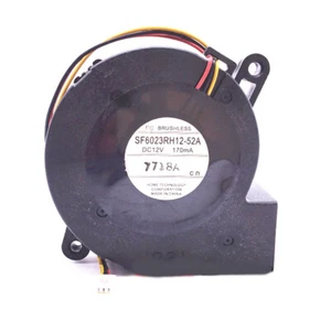 SF6023RH12-52A DC12V 170mA For TOSHIBA TDP-EX20U Projector Cooling fan 3pin - Picture 1 of 3