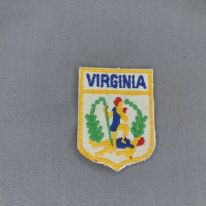 VA Virginia Souvenir Backpack 2.5" Velour Patch - Picture 1 of 2