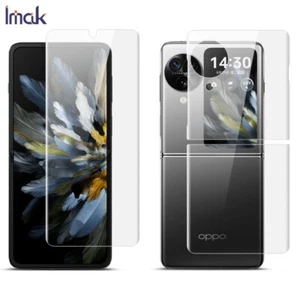 For OPPO Find N3 Flip 5G HD Hydrogel Soft Full Coverage Back + Screen Protector - Zdjęcie 1 z 17