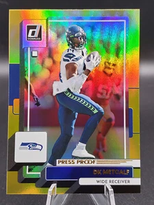 DK Metcalf Seattle Seahawks 2022 Donruss Gold Holo Press Proof Premium - Picture 1 of 1