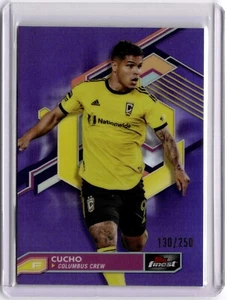 Cucho 2023 Topps Finest MLS Purple Refractor #69 #130/250 Columbus Crew - Picture 1 of 2