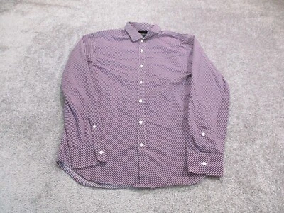 Kent & Curwen Shirt Mens Medium 39 Red Dress Shirt Longsleeve Casual Designer - Image 1 of 4