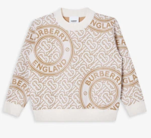 NWT Burberry Boy Stunning Merino Wool Sweater 8 Yr Current Season $425 - Picture 1 of 3
