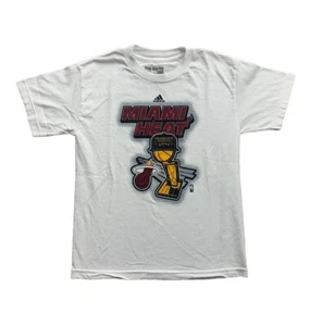 ADIDAS MIAMI HEAT 2013 Champs Locker Room Tee NBA Graphic Youth M 10-12  T-Shirt - Picture 1 of 5