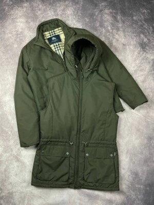 BURBERRY LONDON Conjunto Chaqueta Puffer + Chaleco con Capucha Nova Check Mujer 36 S Oliva Foto 1 de 4