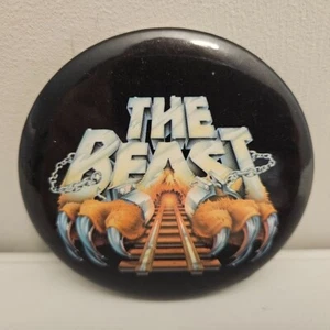 Vintage Kings Island The Beast Roller Coaster Pin Ohio Amusement Park Souvenir - Picture 1 of 2
