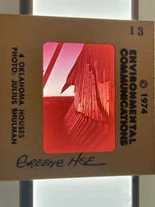 Herb Greene “Prairie chicken House” Oklahoma Architecture 35mm Art Slide - Picture 1 of 4