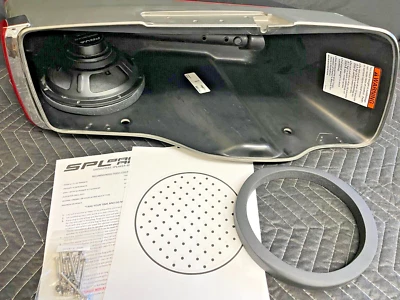 8" Rear Harley Saddlebag Speaker Mounting Ring Adapters 2014-2023 - Изображение 1 из 4