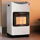 HOT 4.2Kw Portable Home Heater Butane Fire Calor Gas Cabinet With Regulator Hose