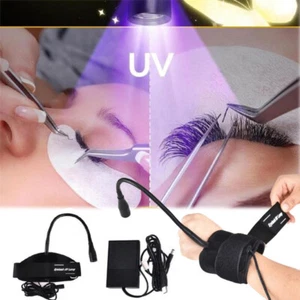 Portable UV Colloidal Curing Light LED Eyelash Wrist Lamp for Beauty Nails Art - Picture 1 of 13