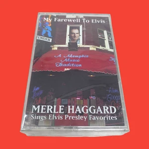 NEW Vintage Merle Haggard My Farewell to Elvis Audio Cassette Tape MCA Sealed - Picture 1 of 3