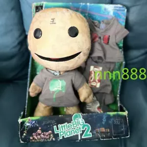 Little Big Planet 2 Sackboy 2010 incluye 4 camisetas sin estampado conjunto de muñecas de peluche - Imagen 1 de 15
