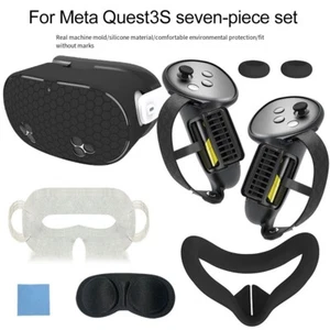 7pcs Accessories Set Face Cover Lens Cover VR Protective Cover for Meta Quest 3S - Picture 1 of 21