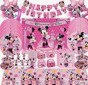 Juego de fiesta de 62 piezas de Minnie Mouse para 20 personas - Imagen 1 de 8