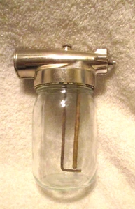 Vintage~Rainbow~Atomic Retro Paint Sprayer~Glass Jar - Picture 1 of 17