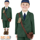 Wartime School Boy Kids Fancy Dress 1940s WW2 Kids Historical Book Day Costume 