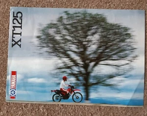 Yamaha XT125 BJ 1983 Prospekt - Bild 1 von 3