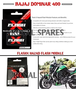 BAJAJ DOMINAR 400 "FLASHX HAZARD FLASH MODULE" - Picture 1 of 7