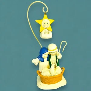Department 56 Nativity SnowBabies with Star Ornament Exclusive 56.06495 - Picture 1 of 9