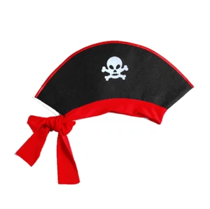 Quality Kids Cloth Captain Pirate Hat Cosplay Birthday Party Fancy Dress Costume - Picture 1 of 4