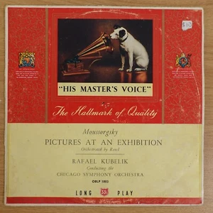 HIS MASTERS VOICE MOUSSORGSKY CHICAGO ORQUESTA SINFÓNICA LP 33 OBLP 1003 - Imagen 1 de 5