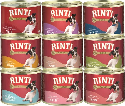 Rinti Gold 12 x 185g Mixpaket | mind. 6 Sorten-Mix | für kleine Feinschmecker - Bild 1 von 2