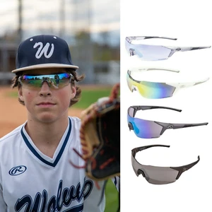 Rawlings 1801 Men's Adult Teen Shield Sport Fitness Baseball Sunglasses  - Picture 1 of 33