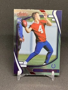 2021 Panini Absolute Sam Ehlinger novato #179 Texas Longhorn Colts rojo - Imagen 1 de 2