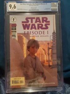 Star Wars Episodio 1 Amenaza Fantasma #2B Variante Foto CGC 9.6 - Imagen 1 de 4
