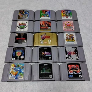 Nintendo 64 Spiele Konvolut 15 Castlevania Pokémon Zelda USA Version gemischte Titel - Bild 1 von 10