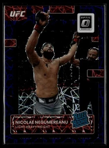 2023 Donruss Optic UFC #123 Nicolae Negumereanu Purple Velocity #/59 - Picture 1 of 2