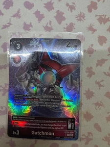 Gatchmon Alt Art BT21-009 R WORLD CONVERGENZ Digimon Karte Englisch NM - Bild 1 von 1