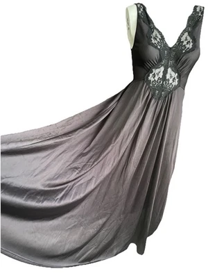 Sexy Vestido Largo Vintage Miss Elaine Talla Grande Sexy Encaje Foto 1 de 4