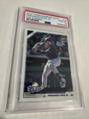 Panini Donruss Optic 2019 Fernando Tatís Jr. The Rookies #84 PSA 10 Foto 1 de 2