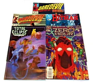 Daredevil #251 & 258, Zero Hour, Total Eclipse, Hitman 5 Comic Lot - Picture 1 of 11