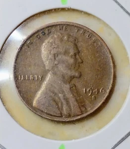 1946 S FEHLER LINCOLN WEIZEN CENT PENNY MÜNZE AUS MEINER ORIGINAL SAMMLUNG - Bild 1 von 5