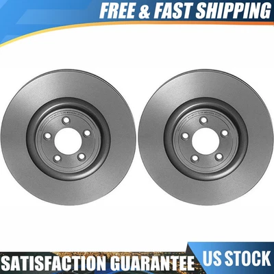 Brembo 2 Front Brake Rotor Fits 2014-2019 Jaguar F-Type 2010-2015 Jaguar XF Foto 1 de 4