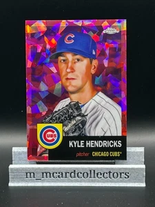 Kyle Hendricks 2022 Topps Chrome Platinum #474 Fuchsia Atomic Refractor /100  - Picture 1 of 2