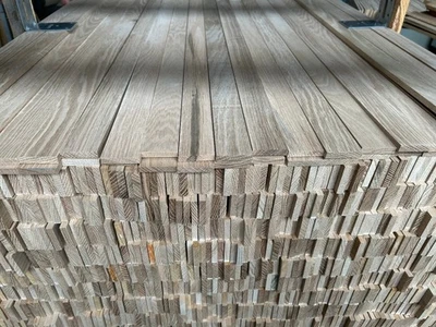 5x Holzleiste Eiche ca. 8 stark x 20/27/35/40/50 x 1000 mm B-Ware - Bild 1 von 2
